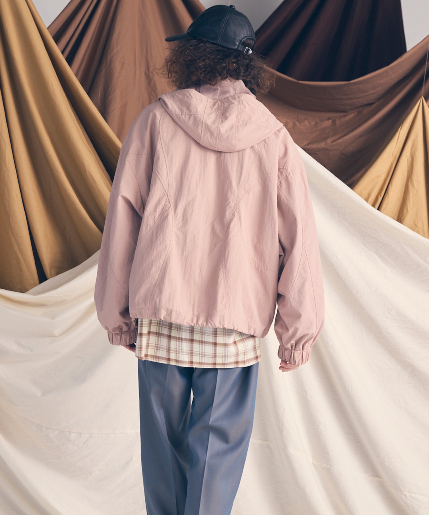 Prime-Over Half Zip Anorak Blouson