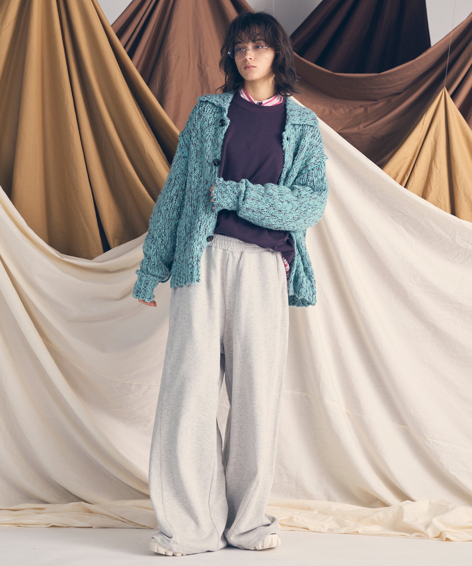 [25AW PRE-ORDER] Cashmere Cotton Wide Sweatpants