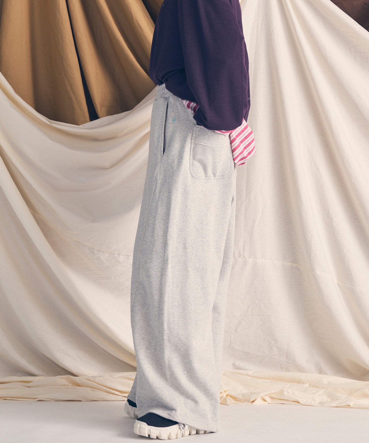 [25AW PRE-ORDER] Cashmere Cotton Wide Sweatpants