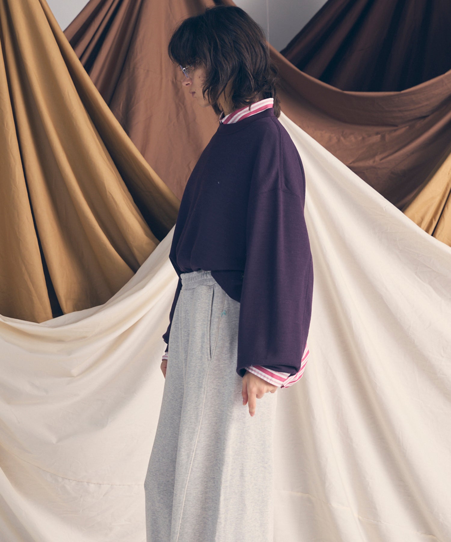 [25AW PRE-ORDER] Nuance Graphics Hand Stitching Long Sleeve TEE