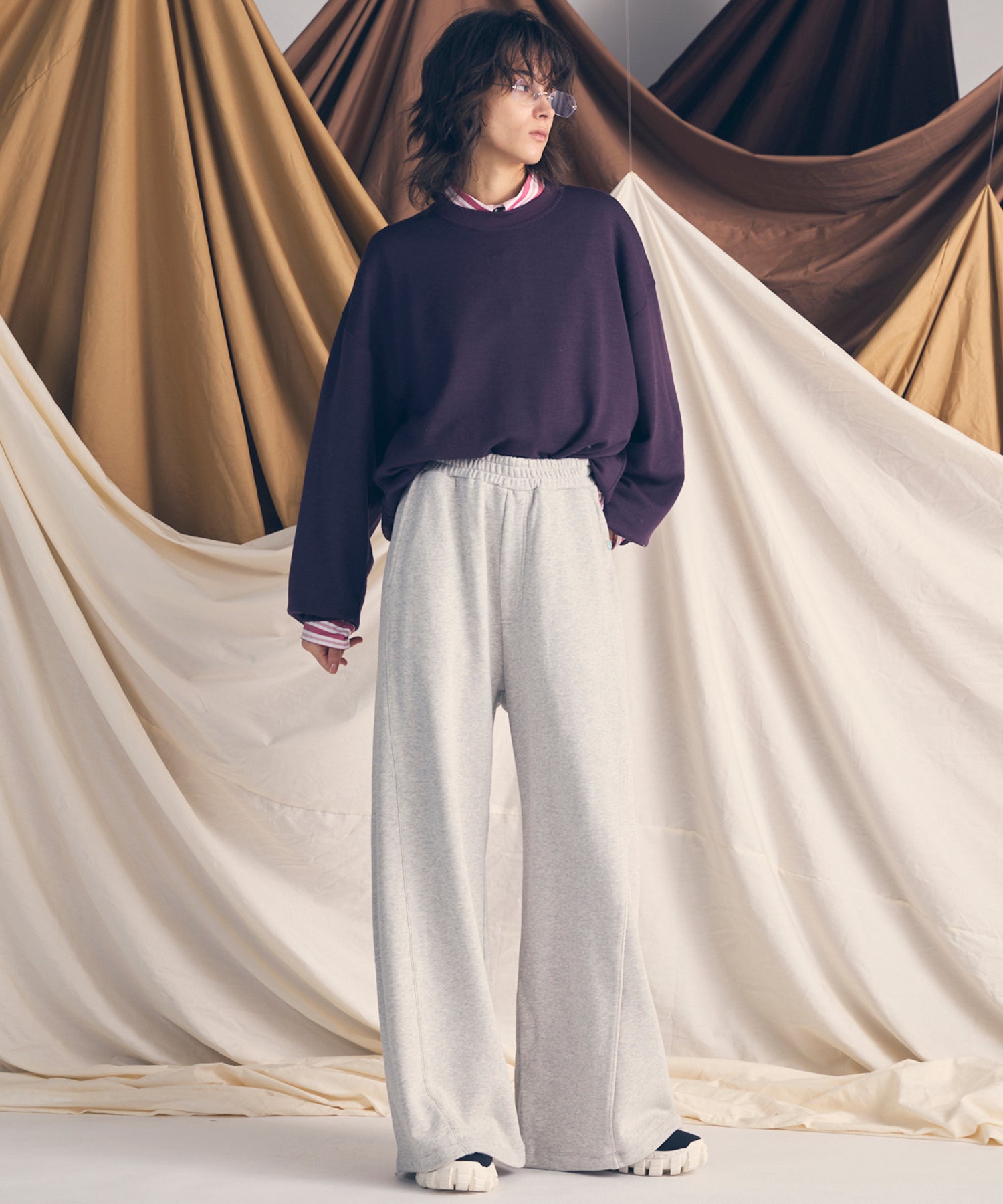 [25AW PRE-ORDER] Nuance Graphics Hand Stitching Long Sleeve TEE