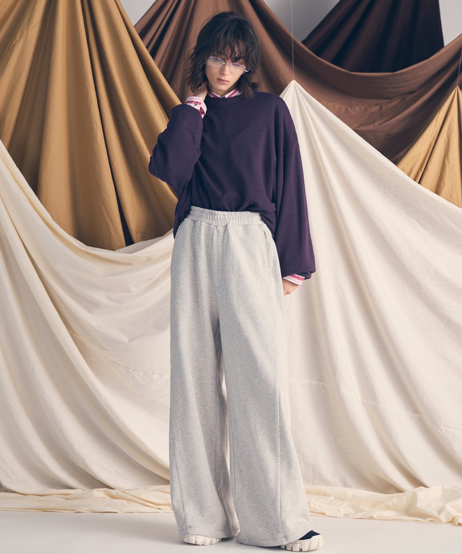 [25AW PRE-ORDER] Cashmere Cotton Wide Sweatpants