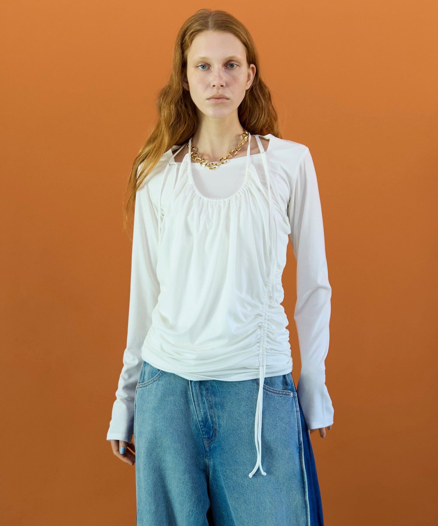 【26SPRING PRE-ORDER】Halter Neck Layered Tops