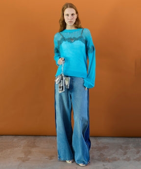 【26SPRING PRE-ORDER】Side-Tuck Cocoon Denim Pants