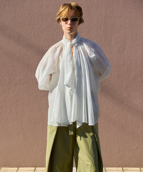 【26SPRING PRE-ORDER】V-neck voluminous blouse