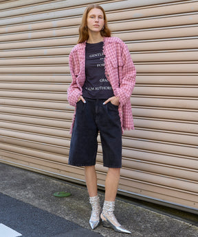 【26SPRING PRE-ORDER】Multi-Way Layered Denim Shorts