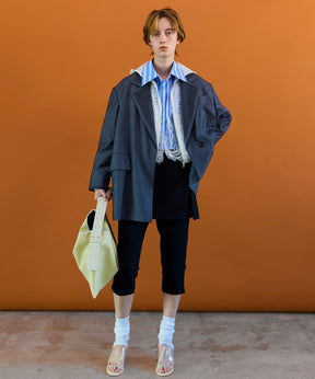 【26SPRING PRE-ORDER】Striped Lace Shirt