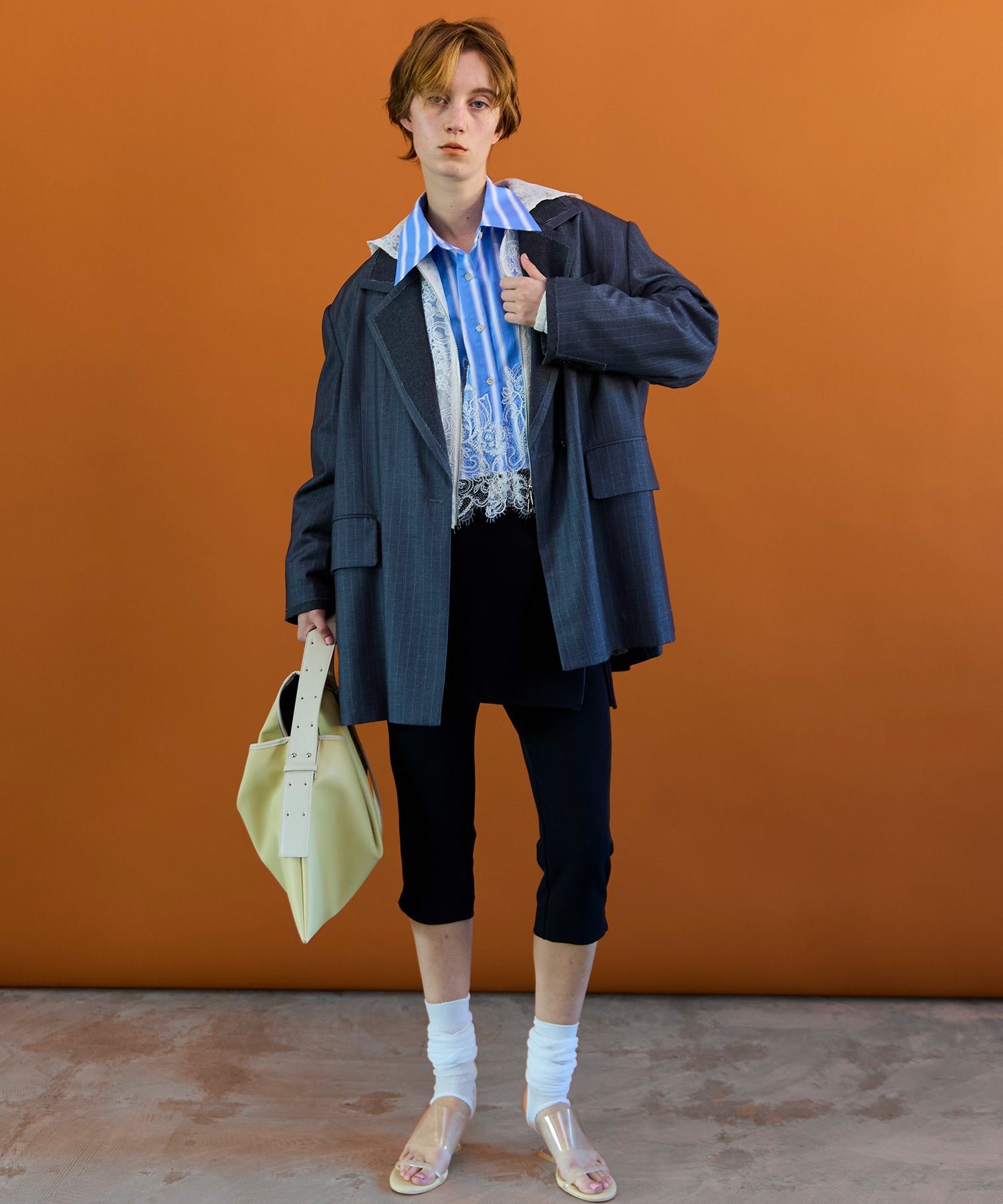 【26SPRING PRE-ORDER】Mini Skirt Layer Capri Pants