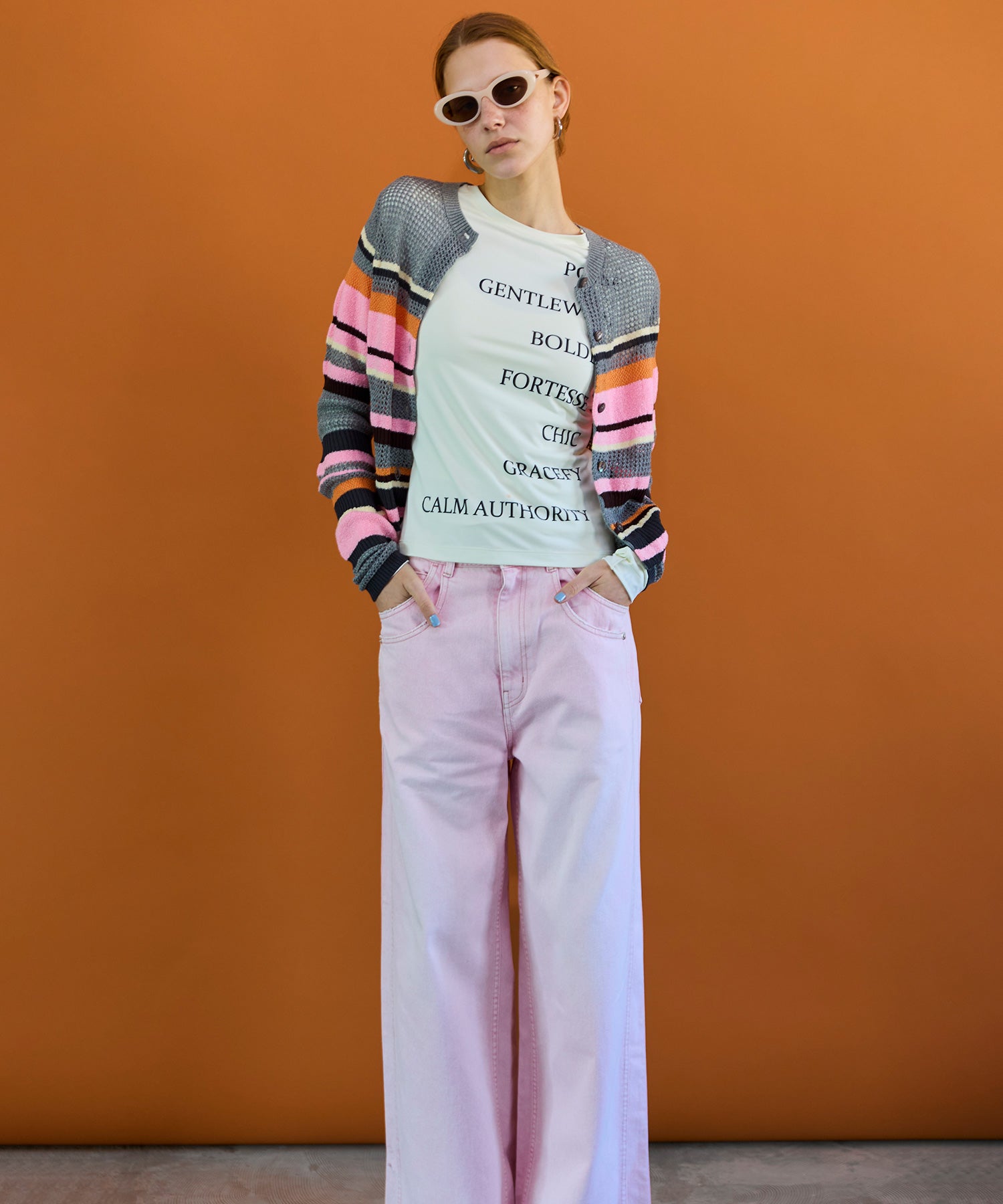 [26SPRING PRE-ORDER] Logo Sheer Top