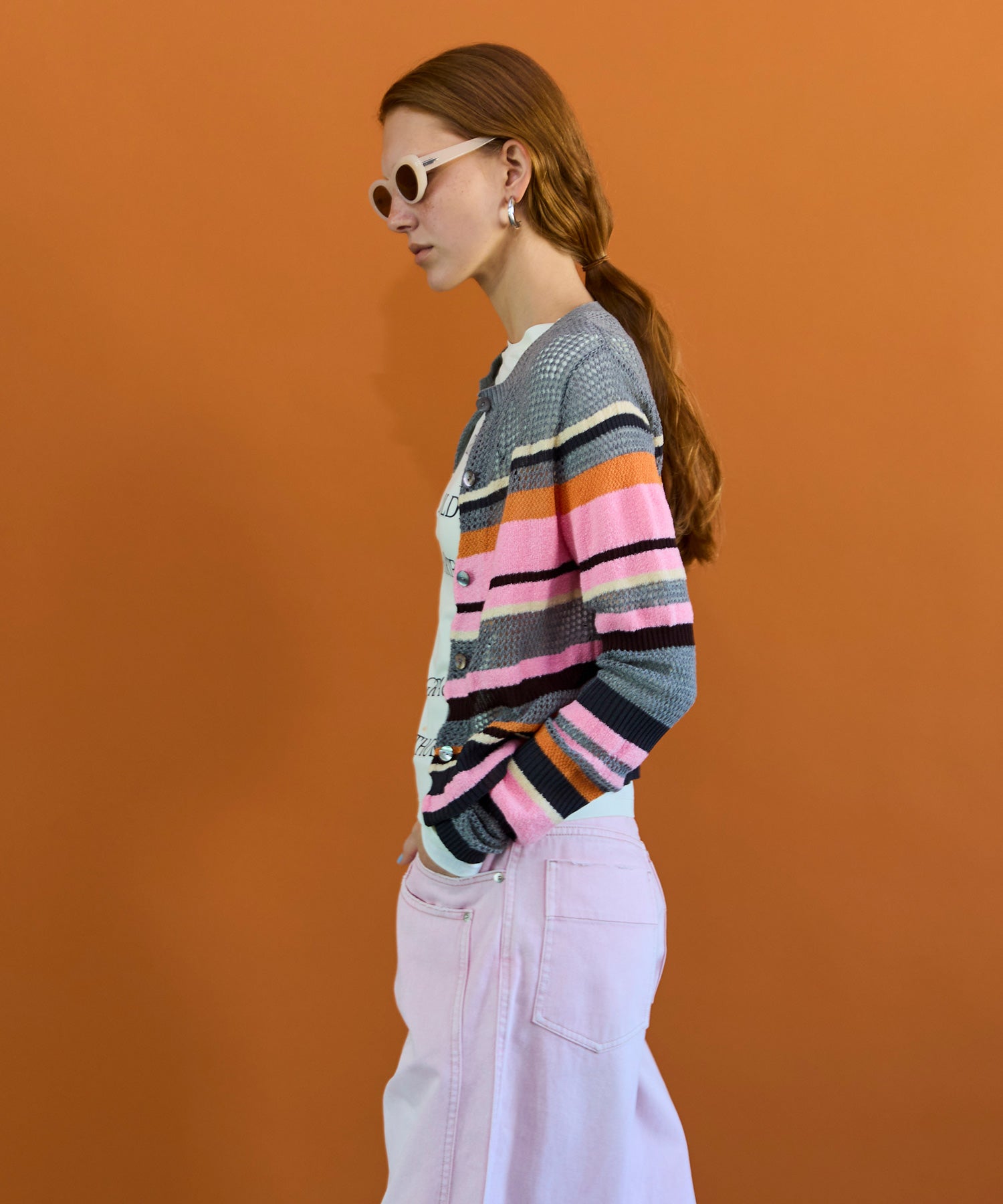 【26SPRING PRE-ORDER】Mesh Border Cardigan