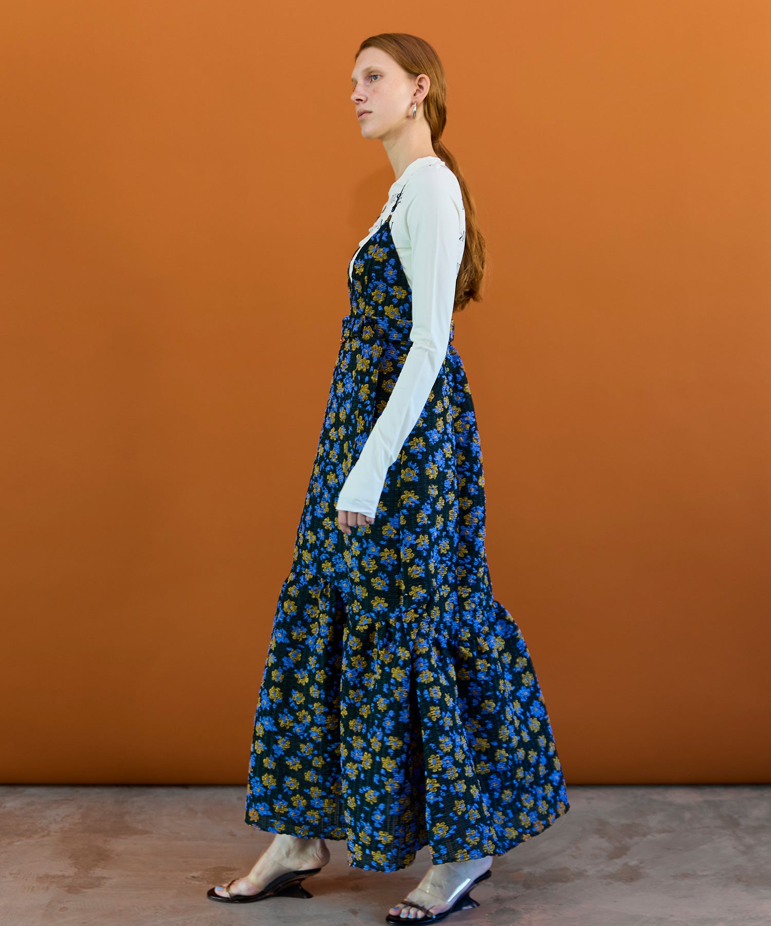 【26SPRING PRE-ORDER】Jacquard Camisole One-Piece