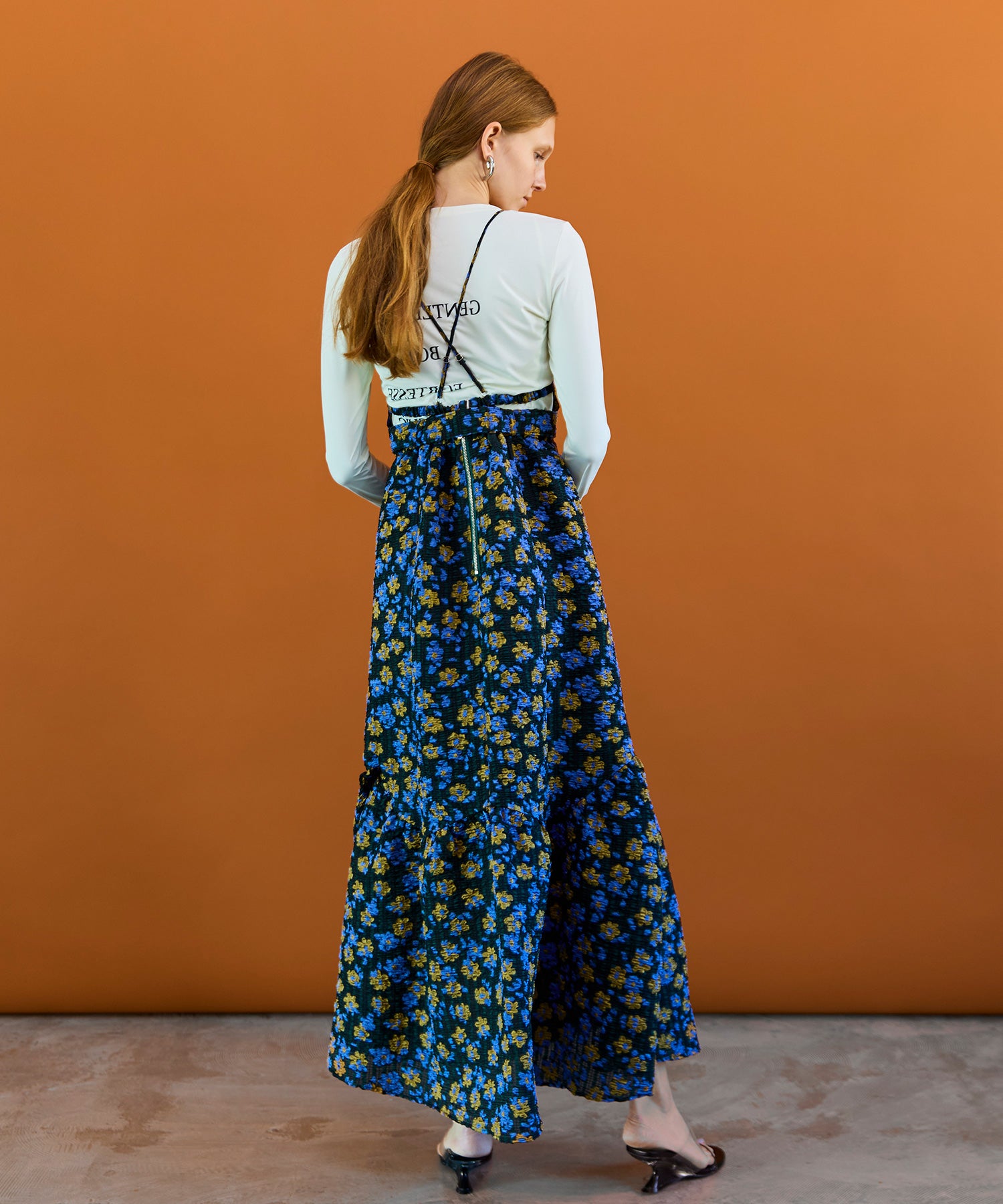 【26SPRING PRE-ORDER】Jacquard Camisole One-Piece