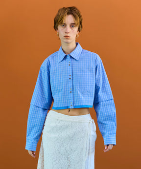 【26SPRING PRE-ORDER】2Way Sleeve Short Shirt