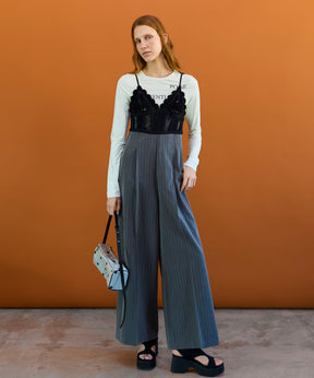 【26SPRING PRE-ORDER】Crochet Bustier Jumpsuit