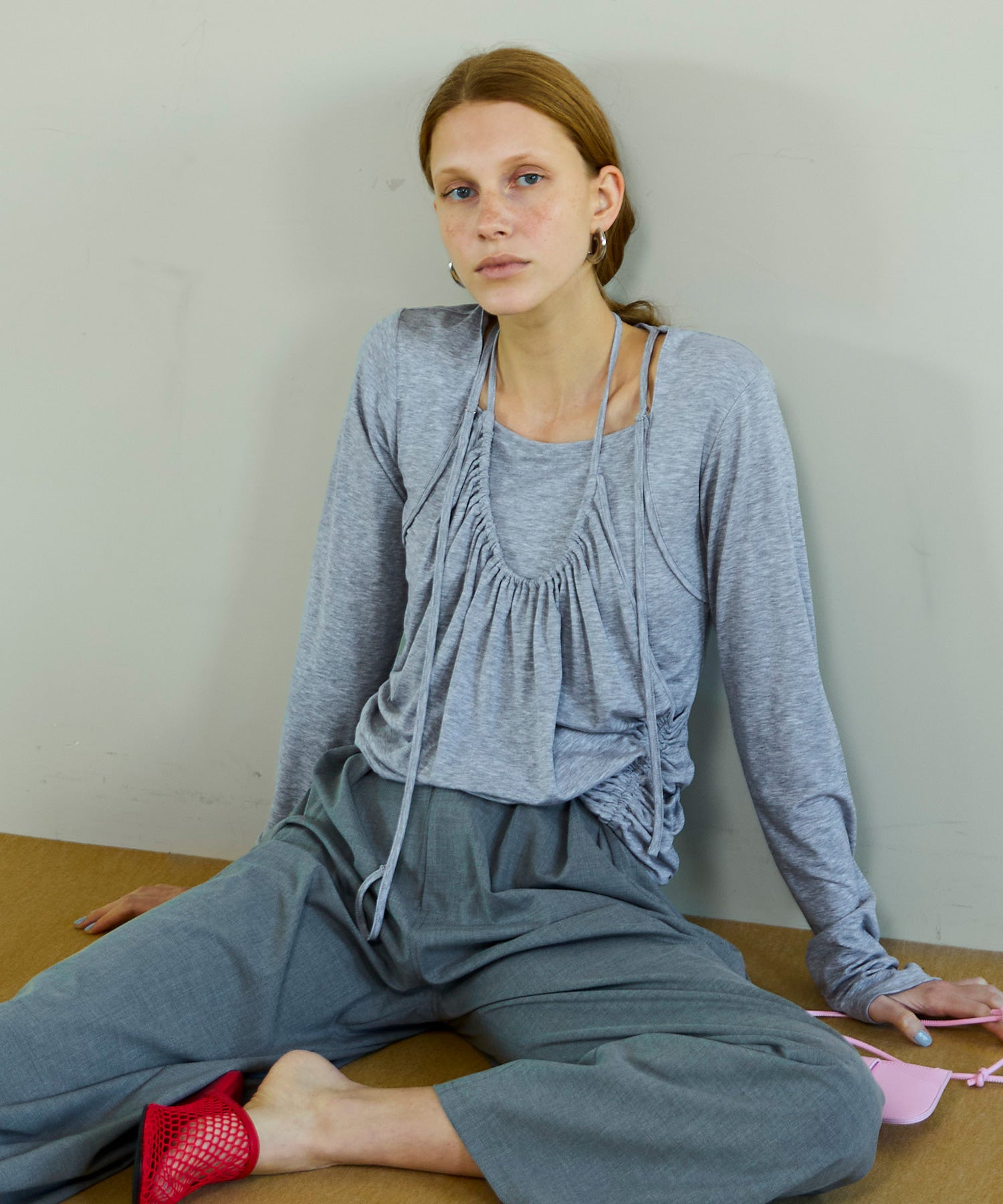 【26SPRING PRE-ORDER】Halter Neck Layered Tops