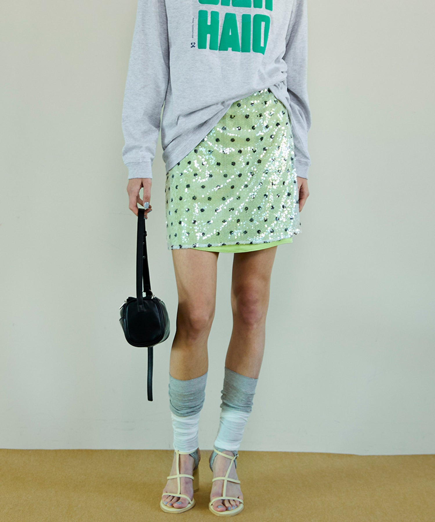 【26SPRING PRE-ORDER】Plump Heel Nude Sandals