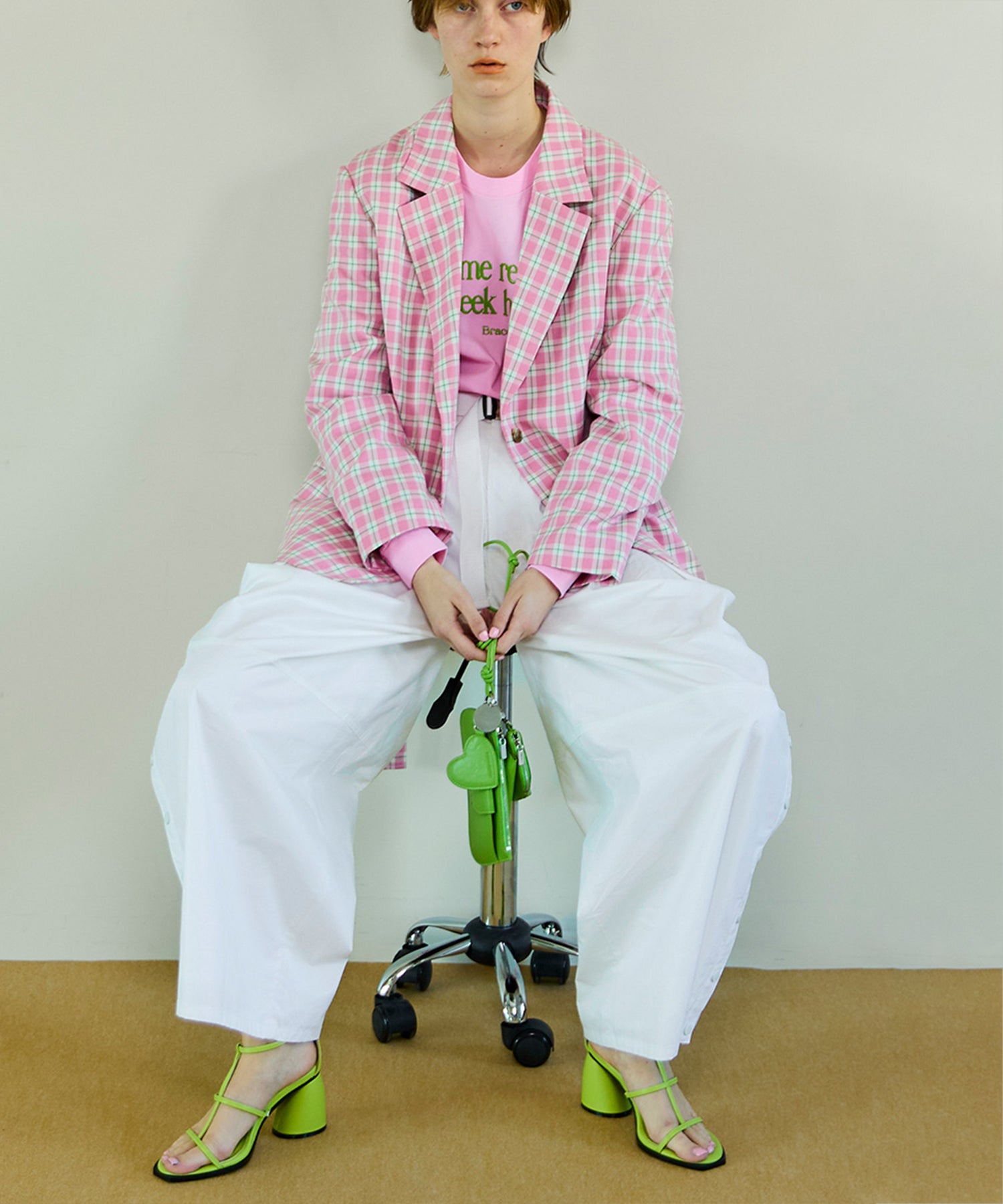 【26SPRING PRE-ORDER】Plump Heel Nude Sandals