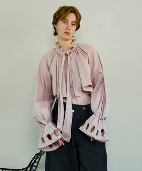 [26SPRING PRE-ORDER] 러플 셔츠 바디수트