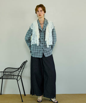 【26SPRING PRE-ORDER】Side-Tuck Cocoon Denim Pants