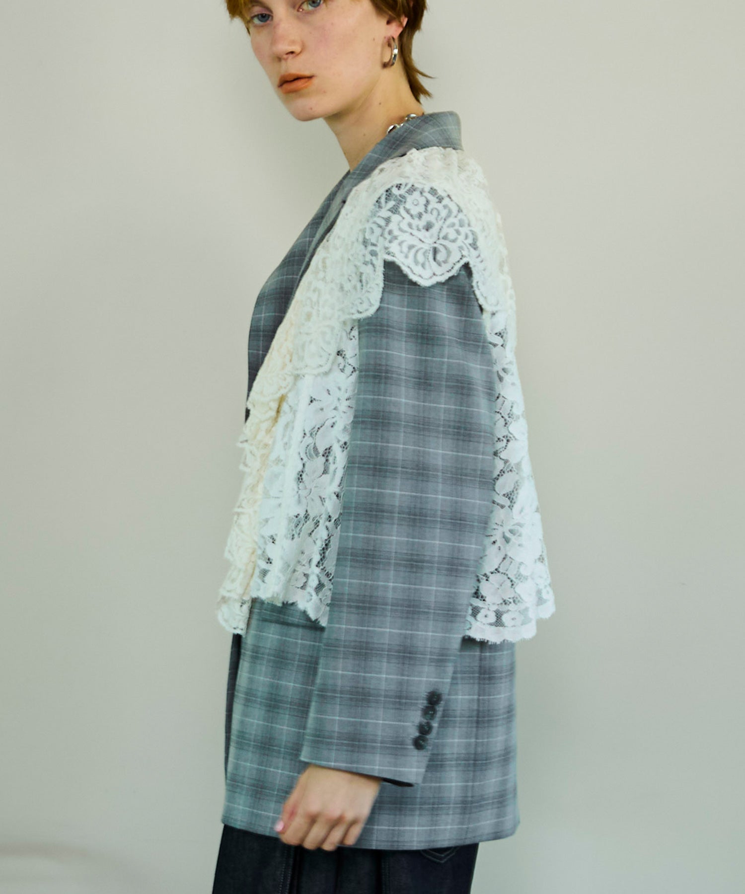 【26SPRING PRE-ORDER】Lace Vest Single Jacket