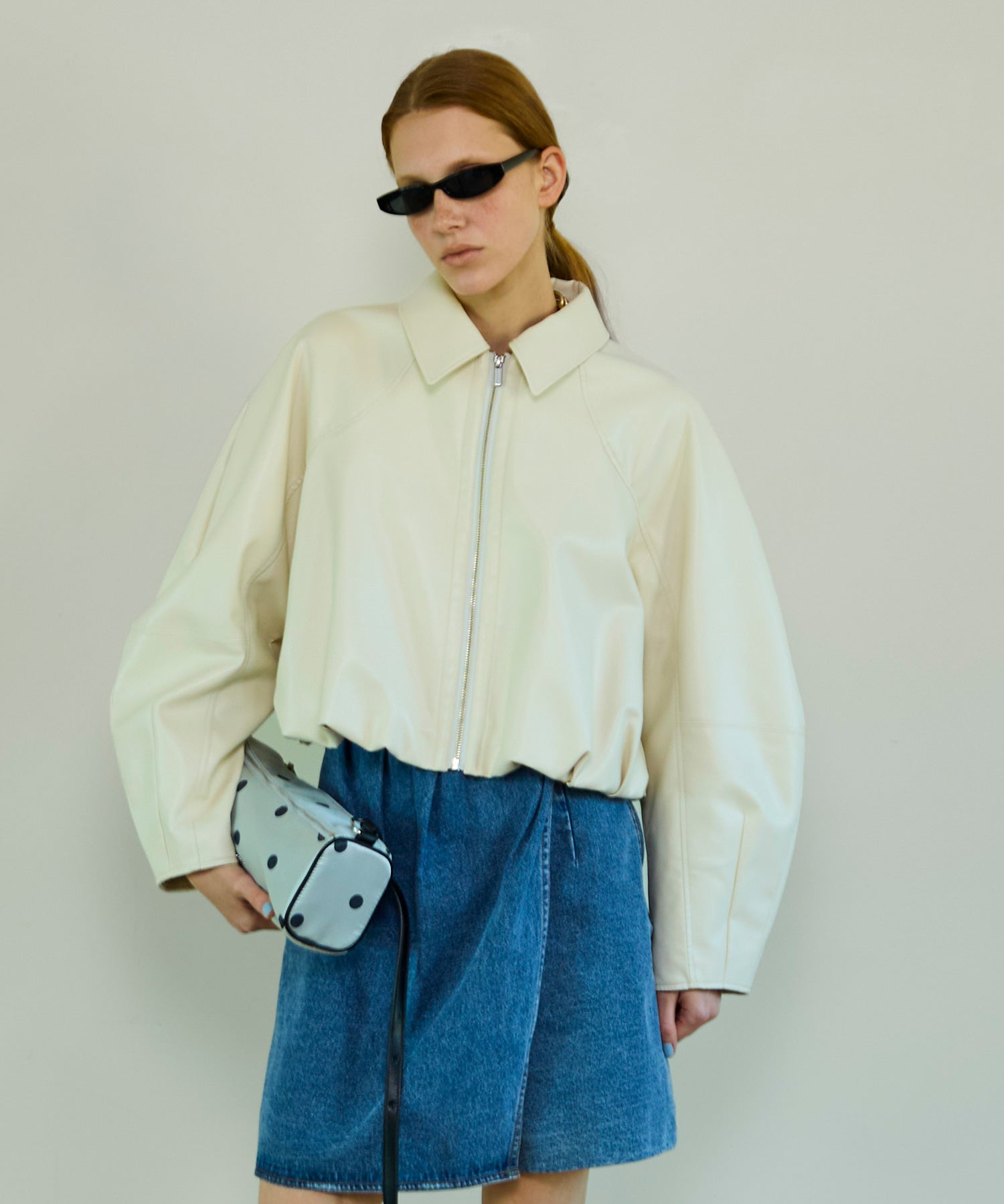 【26SPRING PRE-ORDER】Dot Narrow Double Zip Boston