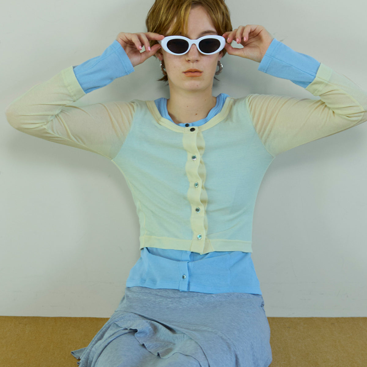 26SPRING PRE-ORDER】2way Neck Bicolor Comfort Top