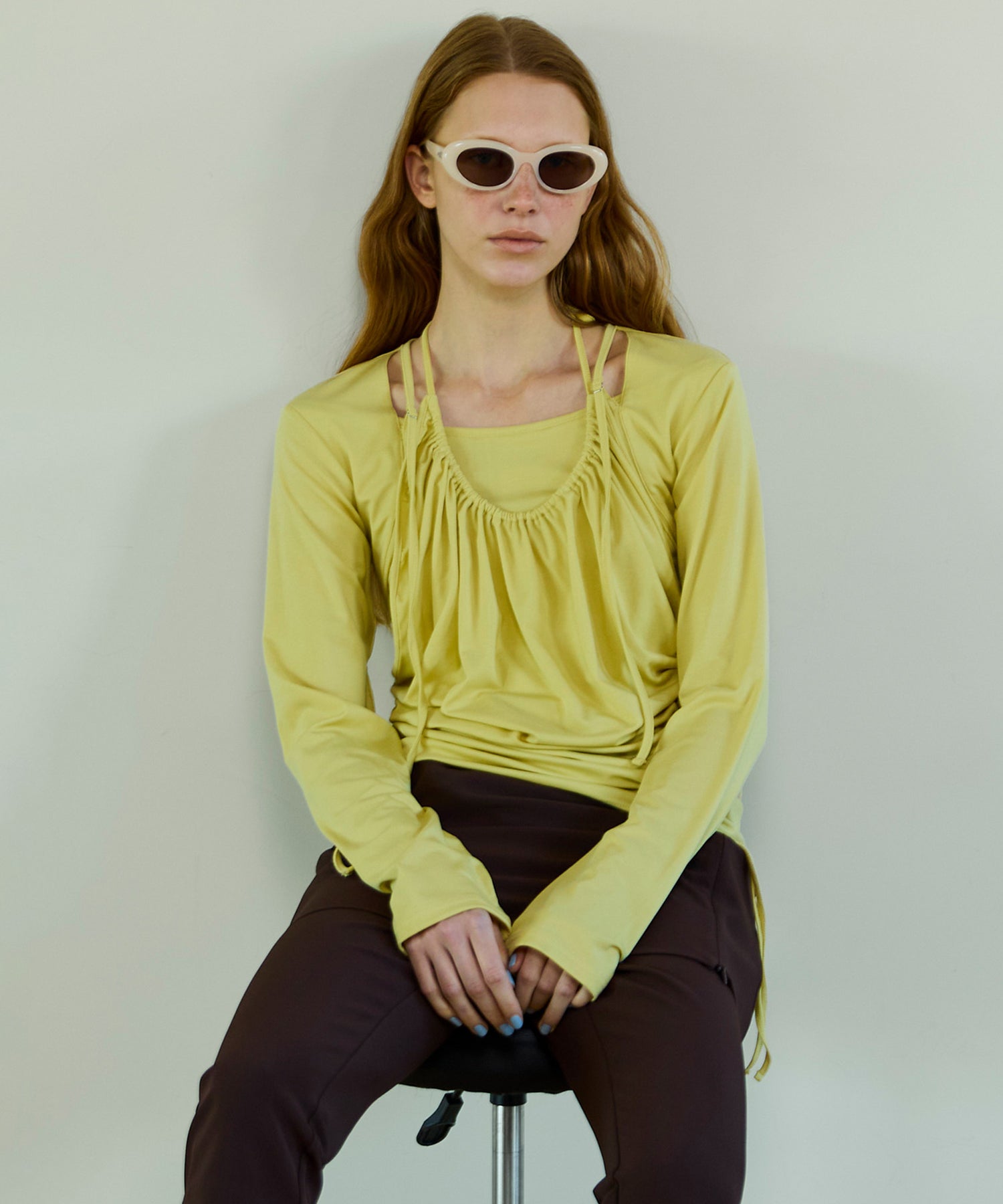 【26SPRING PRE-ORDER】Halter Neck Layered Tops