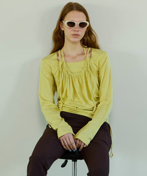 【26SPRING PRE-ORDER】Halter Neck Layered Tops