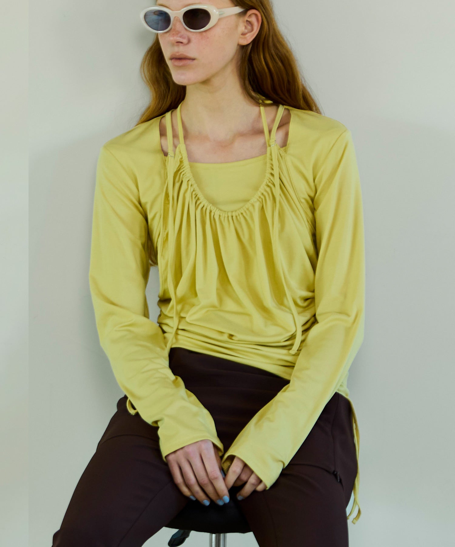 【26SPRING PRE-ORDER】Halter Neck Layered Tops
