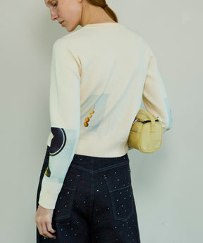 【26SPRING PRE-ORDER】Photo Collage Compact Knit Cardigan