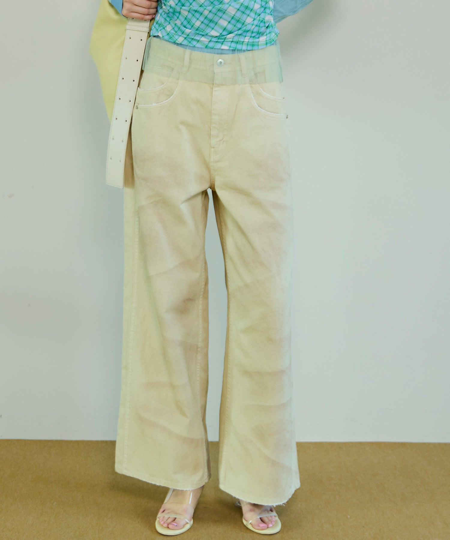 【26SPRING PRE-ORDER】Double Pocket Mud Denim