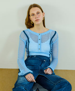 【26SPRING PRE-ORDER】Crochet-Like Bodysuit