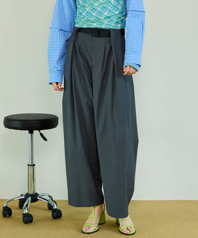 [26SPRING PRE-ORDER]Tunnel Loop Belt Set Pants