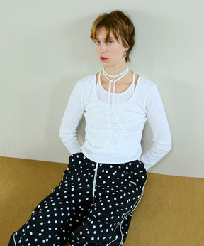 【26SPRING PRE-ORDER】Layered Rib Top