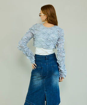 【26SPRING PRE-ORDER】Random Charring Bolero