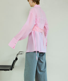 【26SPRING PRE-ORDER】Sheer Bustier Combi Shorts