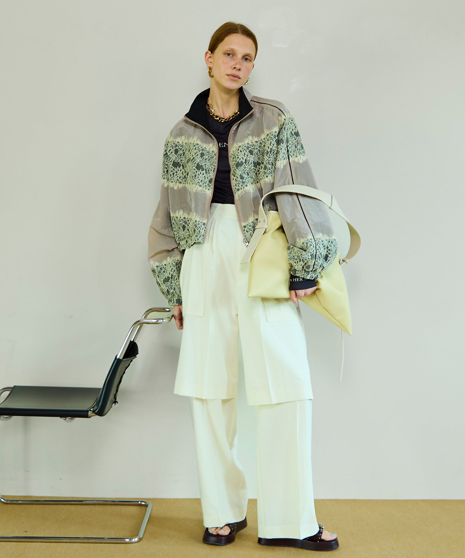 [26SPRING PRE-ORDER] 2WAY 레이스 블라우스