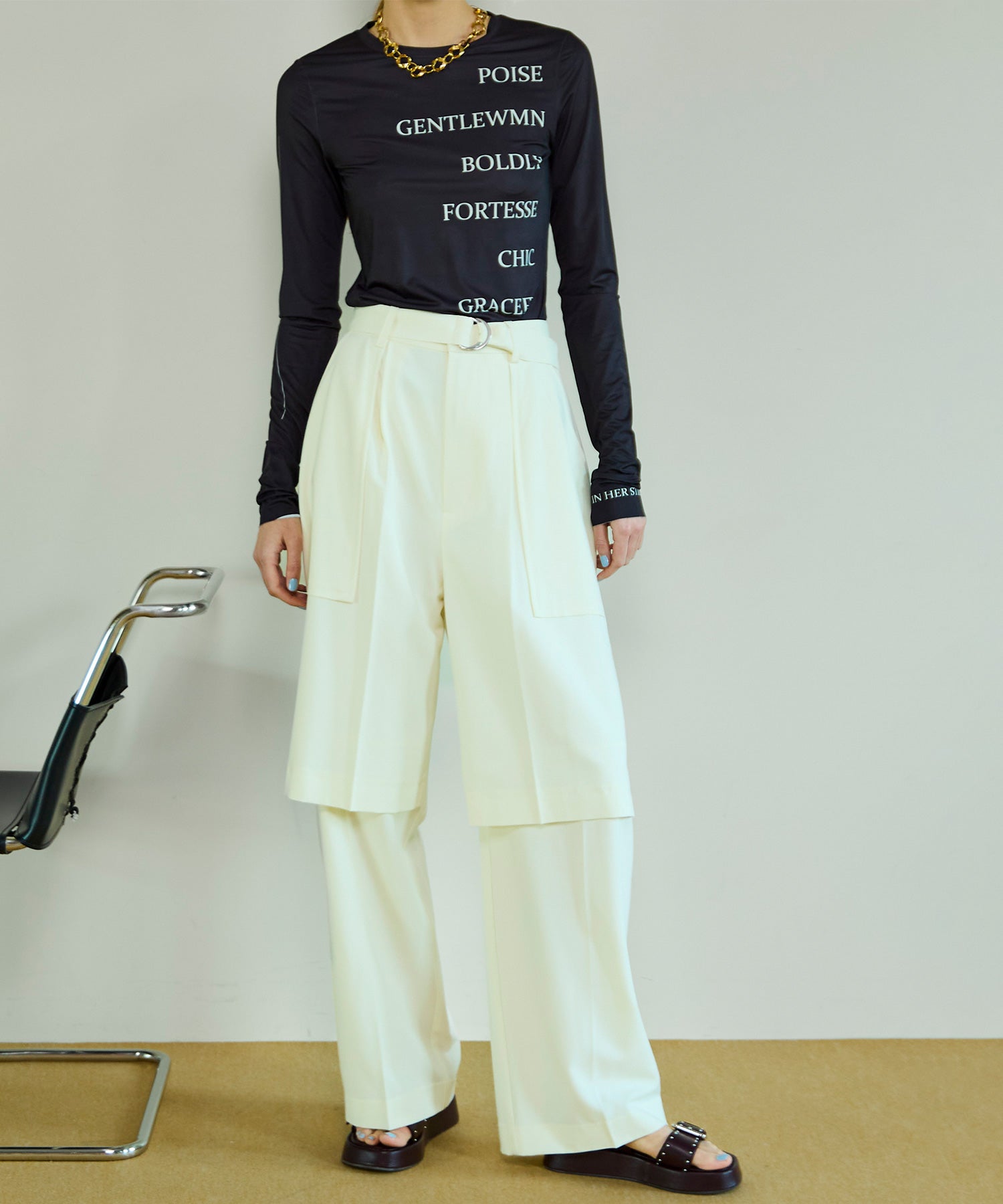 【26SPRING PRE-ORDER】Slice Knee Work Pants