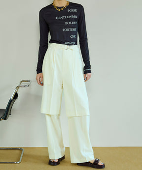 【26SPRING PRE-ORDER】Slice Knee Work Pants