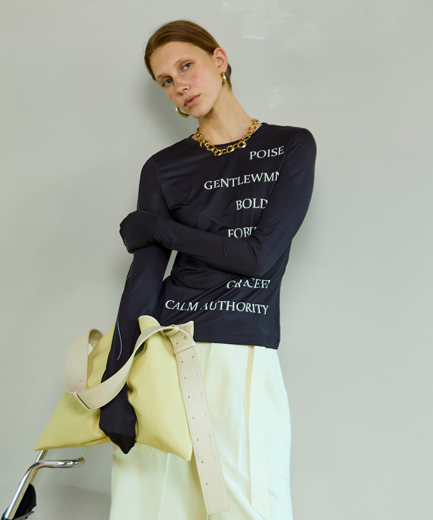 [26SPRING PRE-ORDER] Logo Sheer Top