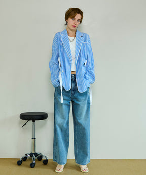 【26SPRING PRE-ORDER】Double Pocket Color Denim