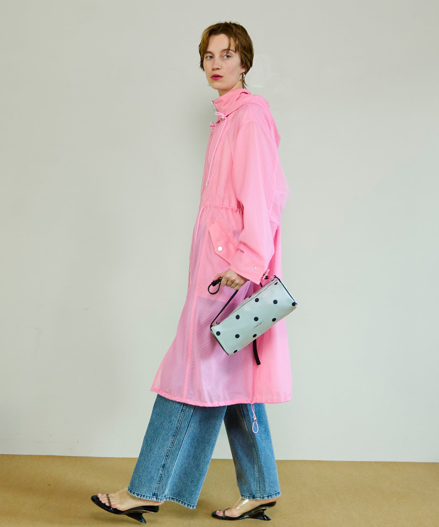 【26SPRING PRE-ORDER】Dot Narrow Double Zip Boston