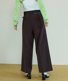 【26SPRING PRE-ORDER】Color Two-Tuck Wide Pants