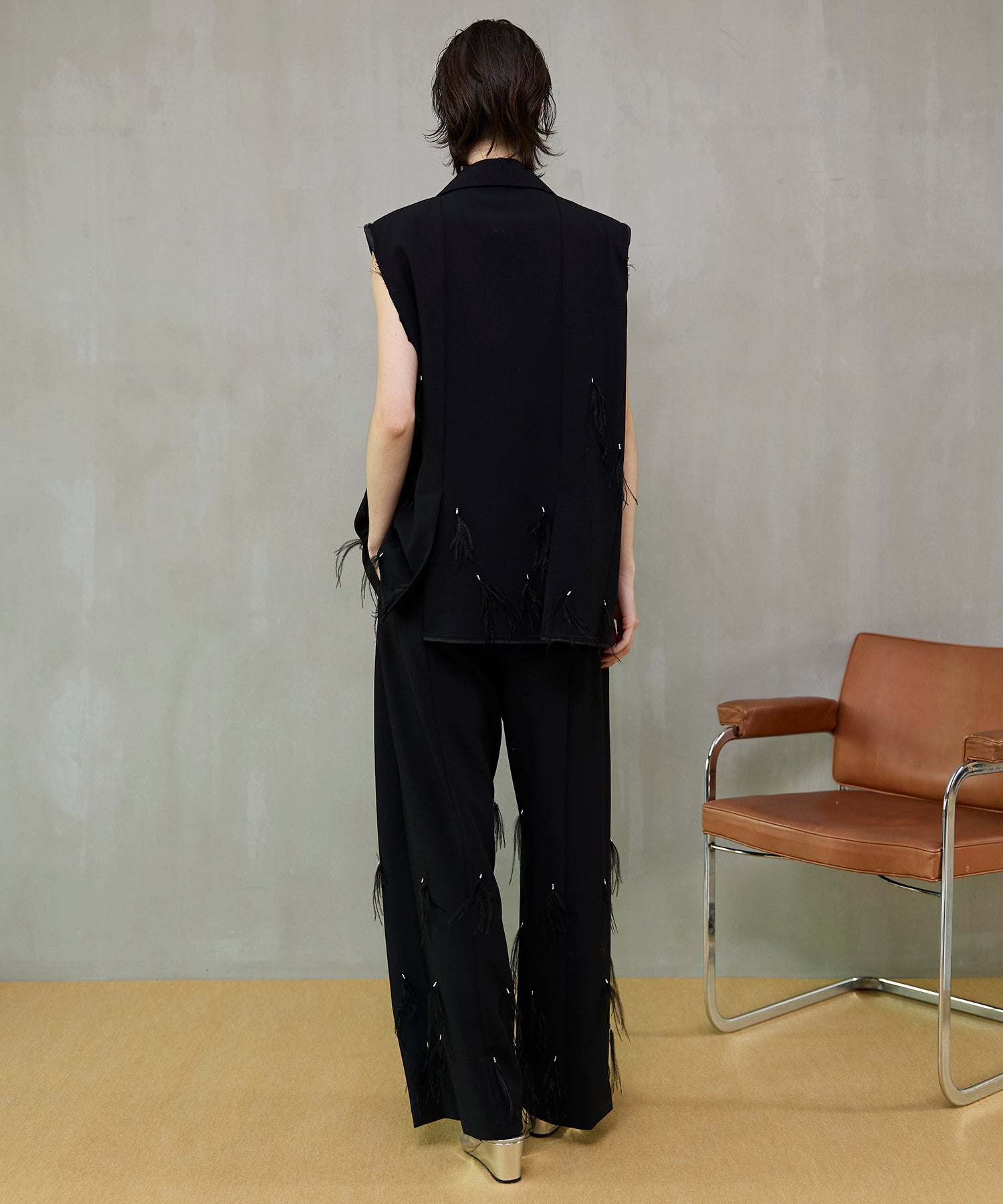 【26SPRING PRE-ORDER】Feather Tuck Pants