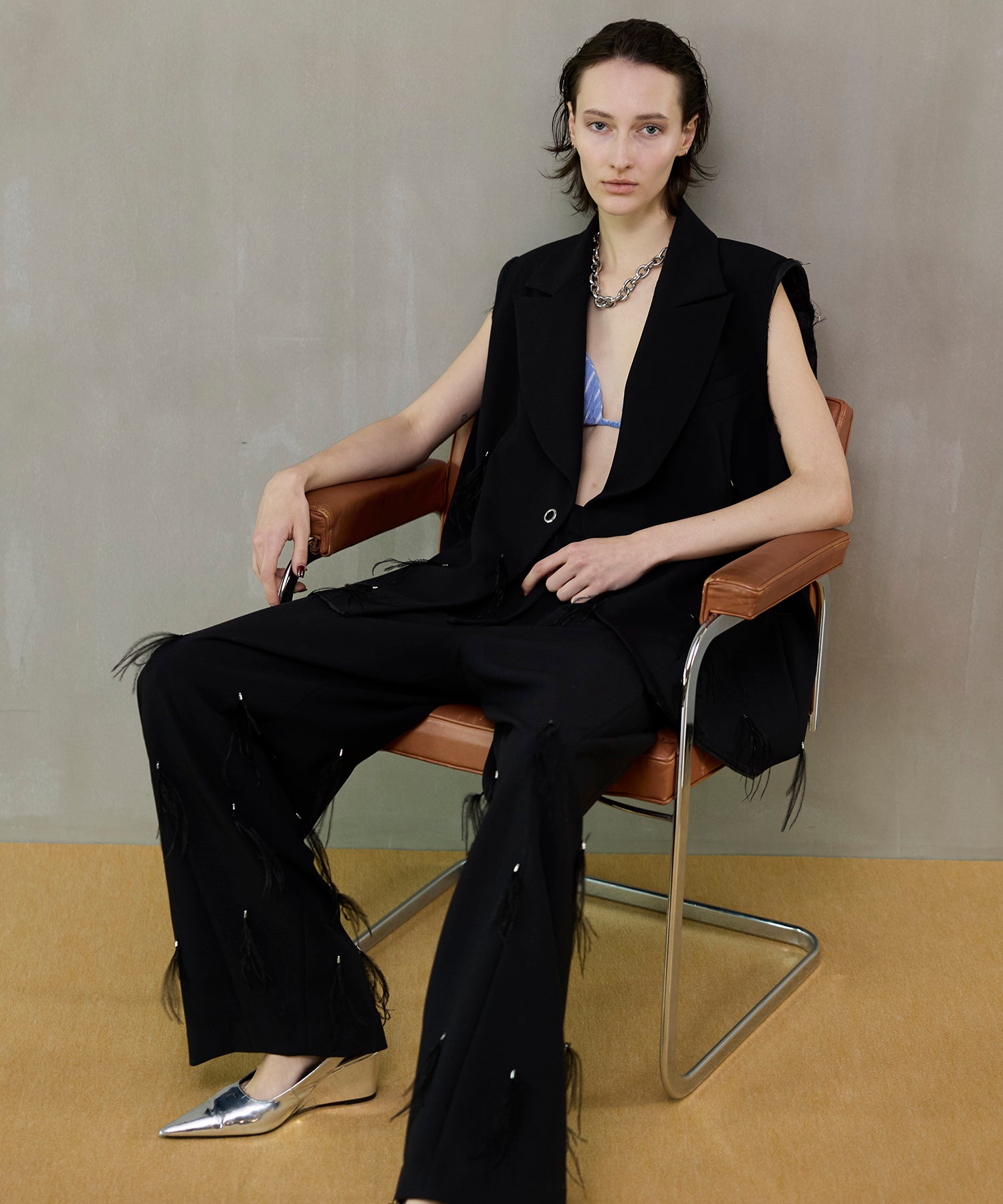 【26SPRING PRE-ORDER】Feather Tuck Pants