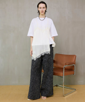 【26SPRING PRE-ORDER】Lace Docking Layered TEE