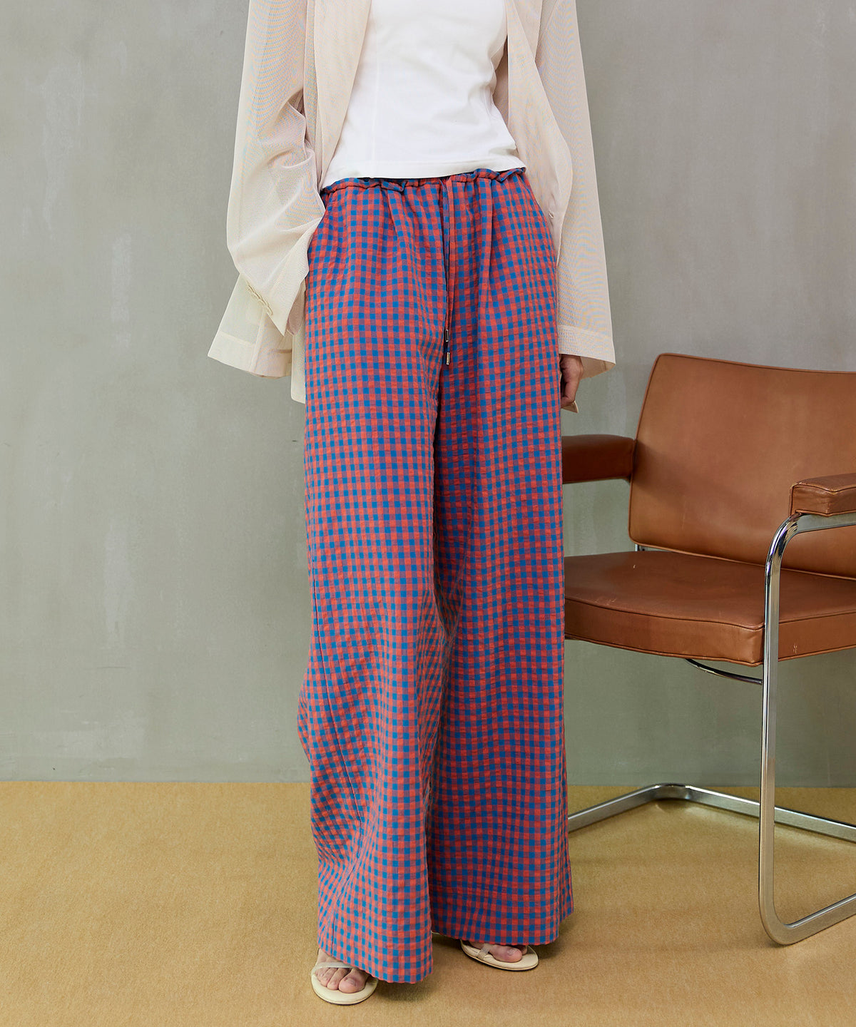【26SPRING PRE-ORDER】Multi-Color Easy Check Pants