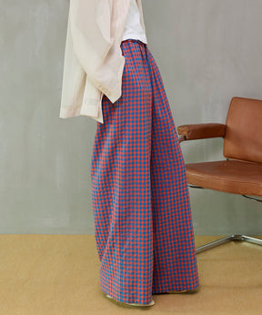 【26SPRING PRE-ORDER】Multi-Color Easy Check Pants