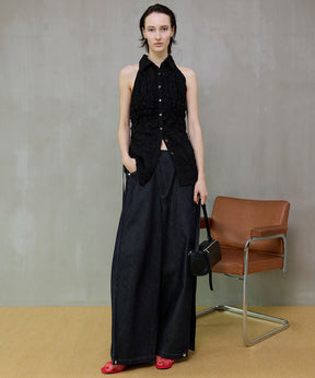 【26SPRING PRE-ORDER】Side-Tuck Cocoon Denim Pants