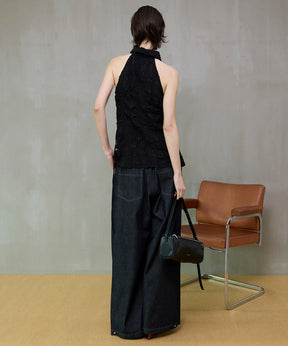 【26SPRING PRE-ORDER】Side-Tuck Cocoon Denim Pants